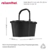 reisenthel carrybag Einkaufskorb mesh Schwarz BK7082 NEU Produktbild-Vorschau 3