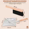 BAUSTER® Besen mit Kehrschaufel Set Handbesen Kehrgarnitur Produktbild-Vorschau 4