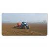 MuchoWow® Mauspad Mousepad Traktor - Blau - Nebel 60x30 cm Produktbild-Vorschau 1