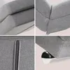 CASARIA® Recliner XXL London 186x89x55cm Ergonomická Náhľad obrázku produktu 3