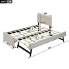 Flieks gestoffeerd bed 90x200 cm met uitschuifbaar bed, Productafbeelding-voorbeeld 5