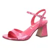 Sandalen für Damen in unifarben Produktbild-Vorschau 1