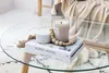 home24 Couchtisch - Glas / Eiche Massiv Produktbild-Vorschau 8