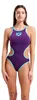 arena Badeanzug One Biglogo für Damen, Farbe:Plum, Größe:38 Produktbild-Vorschau 1