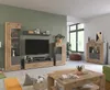 Highboard - Nox Eiche Nachbildung - Grau matt - B 120 cm - Produktbild-Vorschau 10
