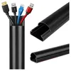 MasterLED Kabelkanal Schwarz Selbstklebend 100cm 30x21mm – Produktbild-Vorschau 1