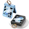 Two flip phones with cases are displayed against a white background. Produktbild-Vorschau