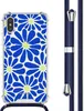 imoshion Design Hülle mit Band iPhone X / Xs - Cobalt Blue Produktbild-Vorschau 1