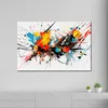 Abstrakte Formen und Linien Wandbild Leinwandbild Produktbild-Vorschau 2