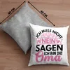 Trendation - Oma Geschenk Deko-Kissen mit Füllung 40x40 Produktbild-Vorschau 4