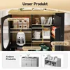Flieks Stehtisch 360°drehbar, Kaffeebarmöbel Bartisch mit Produktbild-Vorschau 6