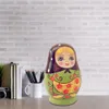 5 sztuk rosyjskich matrioszek, tradycyjne drewniane, Podgląd zdjęcia produktu 3