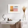 Poster - Poster ohne Rahmen - Aquarell Rechtecke Linien - Produktbild-Vorschau 5