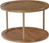 Excellent Houseware Drehteller Bambus 25x18 cm Dekoration Produktbild-Vorschau 1