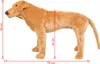 vidaXL Plüschtier Hund Labrador Stehend Plüsch Hellbraun Produktbild-Vorschau 4