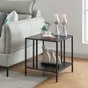 Odkládací stolek 'Kumlinge' 45x45x47cm černý Náhled obrázku produktu 1
