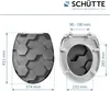 Sedile WC SCHÜTTE GREY HEXAGONS, sedile WC in duroplast con Anteprima dell’immagine prodotto 6
