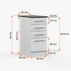 Meuble bas INEZ III, cuisine, meuble de cuisine 40 cm Voir les images du produit 9