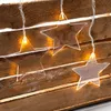 Lichtervorhang Stern 8er warmweiß Batterie 6h-Timer 2,33m Produktbild-Vorschau 7