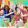 Montessori Brettspiel aus Holz, 48 Stück Bunte Holzsäule Produktbild-Vorschau 6