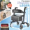 Déambulateur pliable ELONEO Premium, léger, avec siège, Voir les images du produit 2