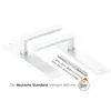 Weiß Türbeschlag BAUHAUS Blindschildgarnitur für Produktbild-Vorschau 6