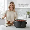 Pomalý vařič Olvy 6 l – keramická vnitřní nádoba – včetně Náhled obrázku produktu 3