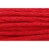 A close-up, textured view of red embroidery thread. Produktbild-Vorschau