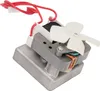 A close-up studio shot of a replacement auger motor for a pellet grill. Voir les images du produit