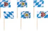 30 Deko Häppchen Flaggen  Bavaria 80x260cm Produktbild-Vorschau 1