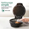 Emerio gaufrier – forme cœur – diamètre 20 cm – thermostat Voir les images du produit 4