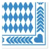 Papstar serviettes, 3 couches 1/4-pli 33 x 33 cm "bleu Voir les images du produit 1