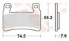 TRW Bremsbelagsatz MCB850TRQ ZX6R Ninja ZX636E Produktbild-Vorschau 2