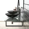 Alpenberger Design Doppel-Glaswaschschale Schwarz aus Produktbild-Vorschau 8