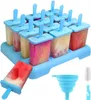 Eisformen 12er Set, Silikon, BPA-frei, Stieleisformen, Produktbild-Vorschau 7