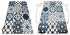 Teppich ALTER Porto Blumen blau Blau 180x270 cm Produktbild-Vorschau 2