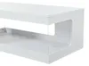 Couchtisch 50x100x35cm Weiß Hochglanz Lounge-Set Produktbild-Vorschau 3
