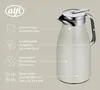 alfi SKYLINE Isolierkanne 1,00 l, 12 h heiß, silver lining Produktbild-Vorschau 4