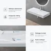 doporro Vasque à Poser 100cm avec Bonde Lavabo Suspendu Voir les images du produit 6