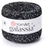 YarnArt Galassia Pailletten-Garn 5805 Schwarz-Silber 25g Produktbild-Vorschau 1
