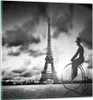 Bilder auf glas - Einteilig - Paris Gentleman Fahrrad - Produktbild-Vorschau 1