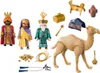 A collection of Playmobil figures and accessories, including three wise men, a camel, and various treasures. Náhled obrázku produktu