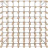A top-down view of an empty wine rack. Náhľad obrázku produktu