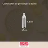 Lot de 18 cartouches de protoxyde d'azote pour siphon à Voir les images du produit 4