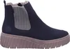 A single blue Rieker Chelsea boot is shown against a white background. Voir les images du produit