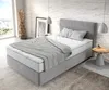 DELIFE Boxspringbett Dream-Well 120x200 cm Mikrofaser Grau Produktbild-Vorschau 4