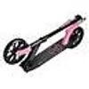 A pink and black scooter is shown against a white background. Náhľad obrázku produktu