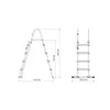Bestway Flowclear 4-stufige Sicherheitsleiter 122 cm Produktbild-Vorschau 51
