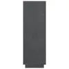 vidaXL Bücherregal/Raumteiler Grau 80x35x103 cm Massivholz Produktbild-Vorschau 6