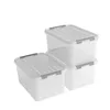 3 curver HANDY Aufbewahrungsboxen 50,0 l transparent 60,0 x Produktbild-Vorschau 2